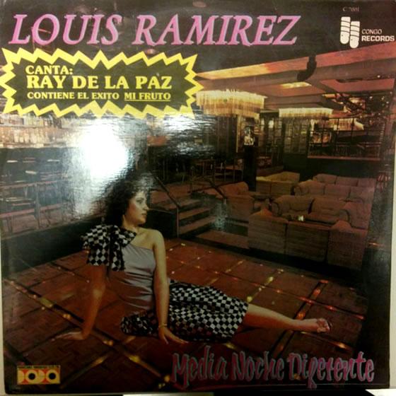 Carátula del LP Louis Ramírez. Media Noche Diferente