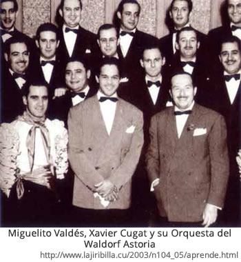 Miguelito Valdés, Xavier Cugat